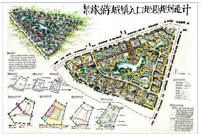 大禹手绘规划快题